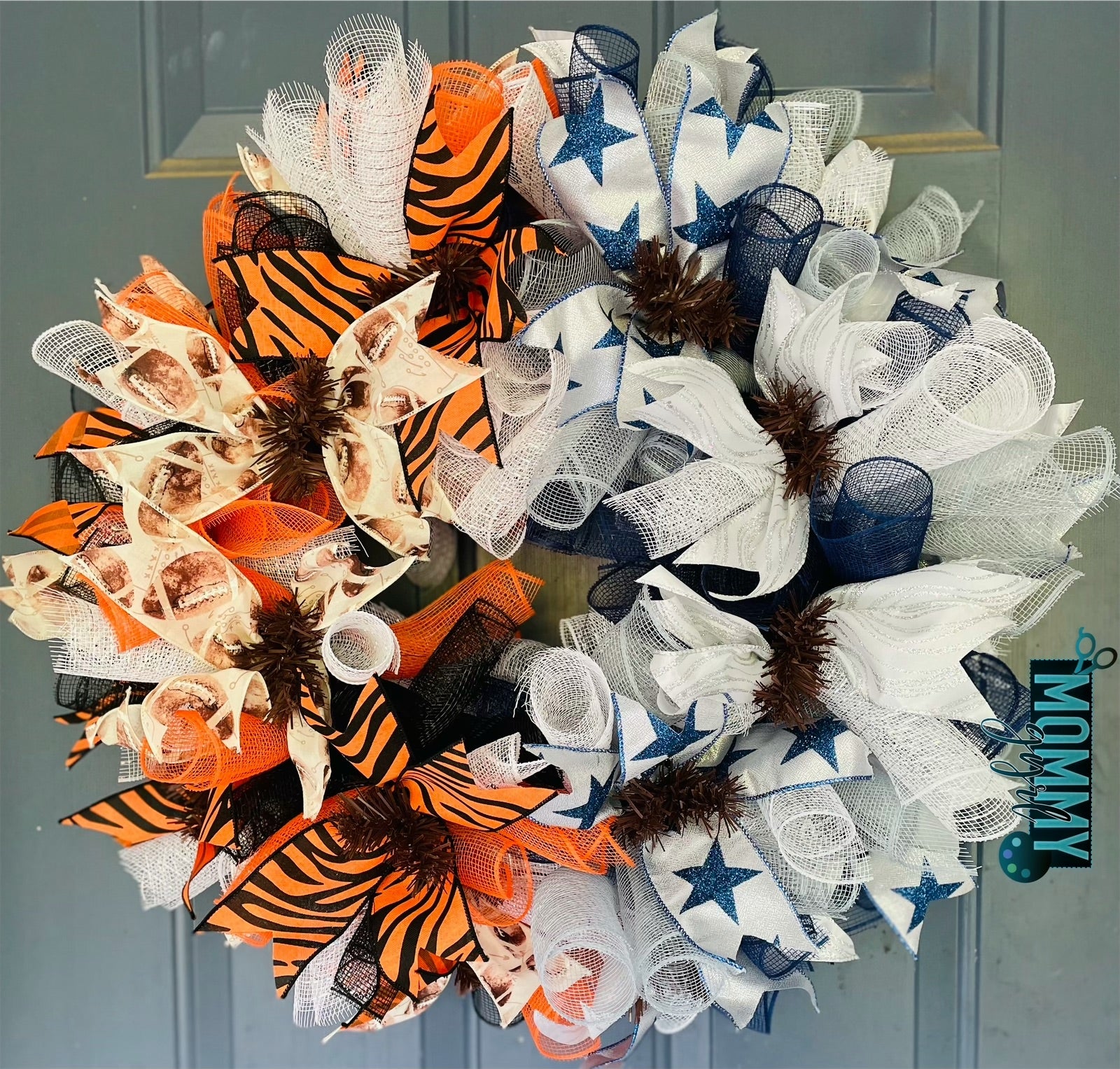 Football Player Deco Mesh Wreath v2 – MommyGyrl