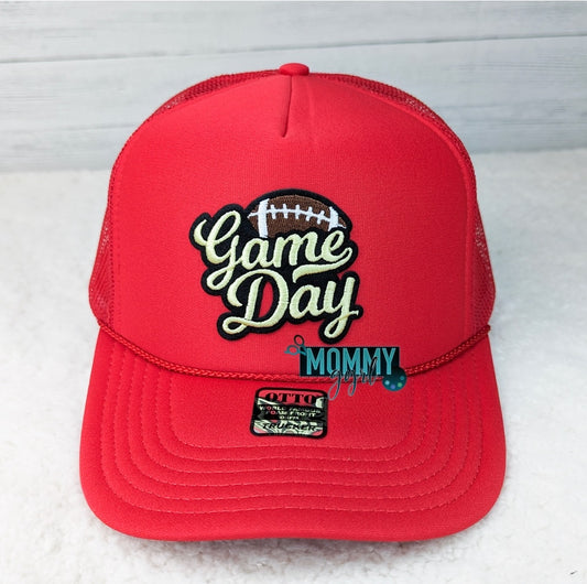 Red Football Game Day Hat
