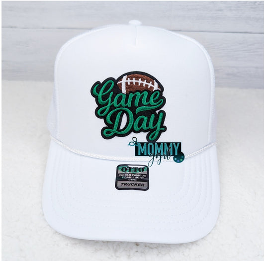 White Football Game Day Hat