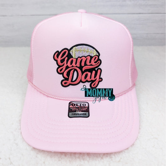 Pink Football Game Day Hat
