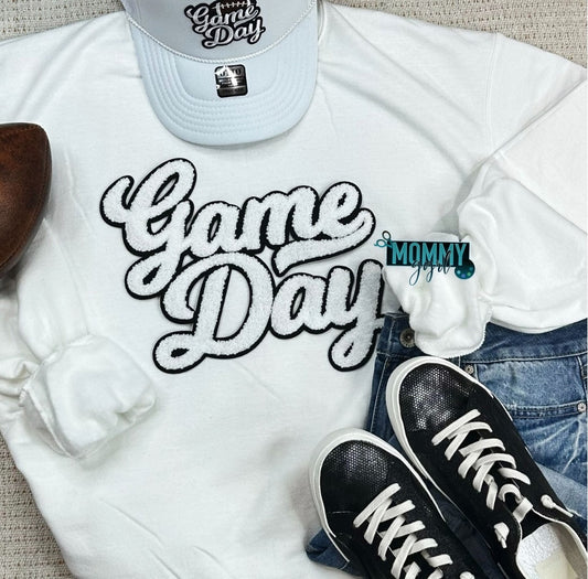 White No Sport Game Day Sweatshirt