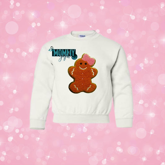 Gingerbread Girl Chenille Toddler Shirt