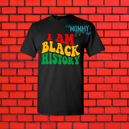 I Am Black History Wavy Juneteenth Shirt