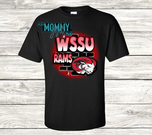 WSSU Airbrush Design Shirt