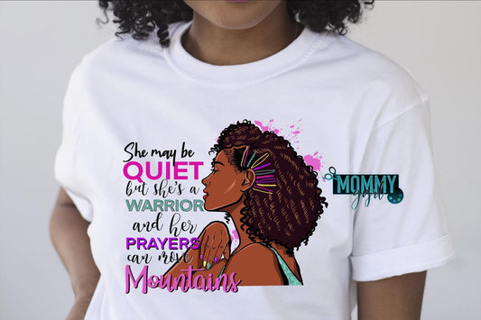 Quiet Praying Warrior Shirt