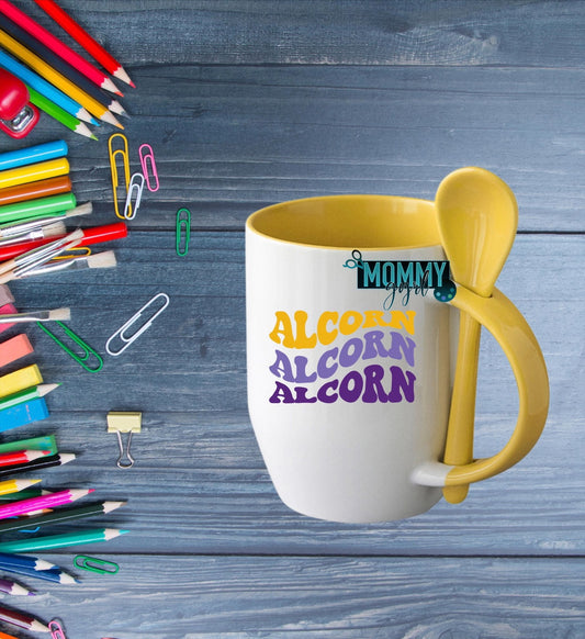Alcorn Wavy Mug and Spoon Set