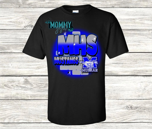 Murrah Mustangs Airbrush Shirt