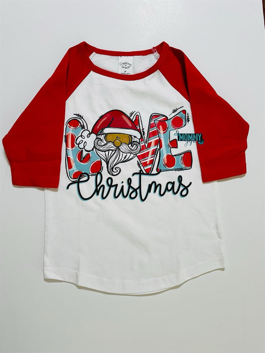 Christmas Love Raglan Shirt - Youth